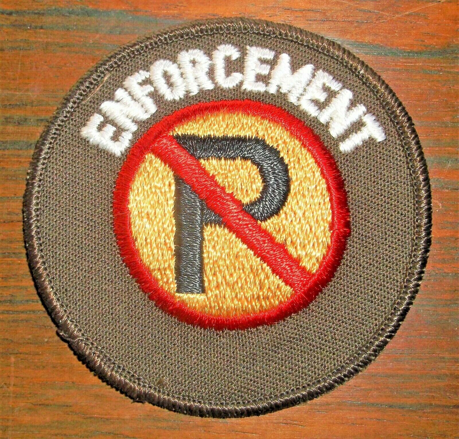 GEMSCO NOS Vintage Patch NYC DOT PARKING ENFORCEMENT NYPD NYC NY - Original 1984