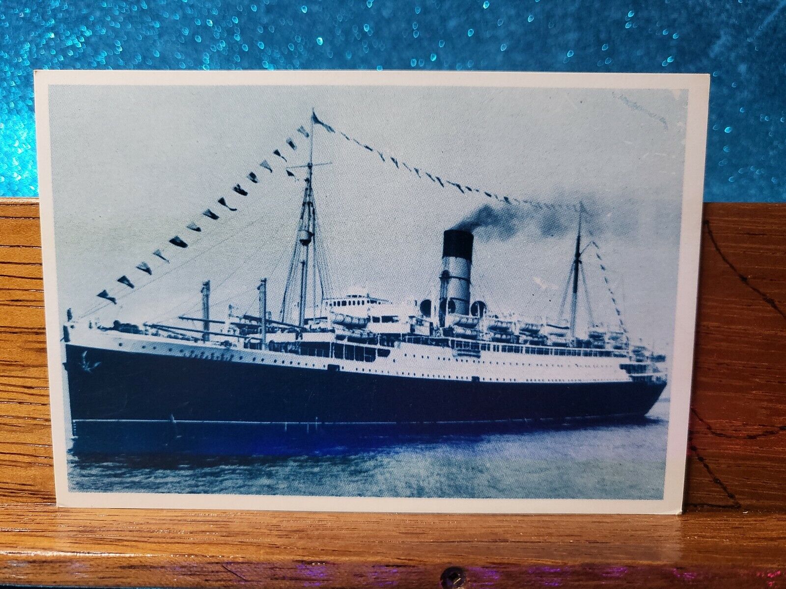 WEET BIX Picture Cards of Famous Ships🏆#5  S.S. LANCASTRIA 1964 Card🏆FREE POST