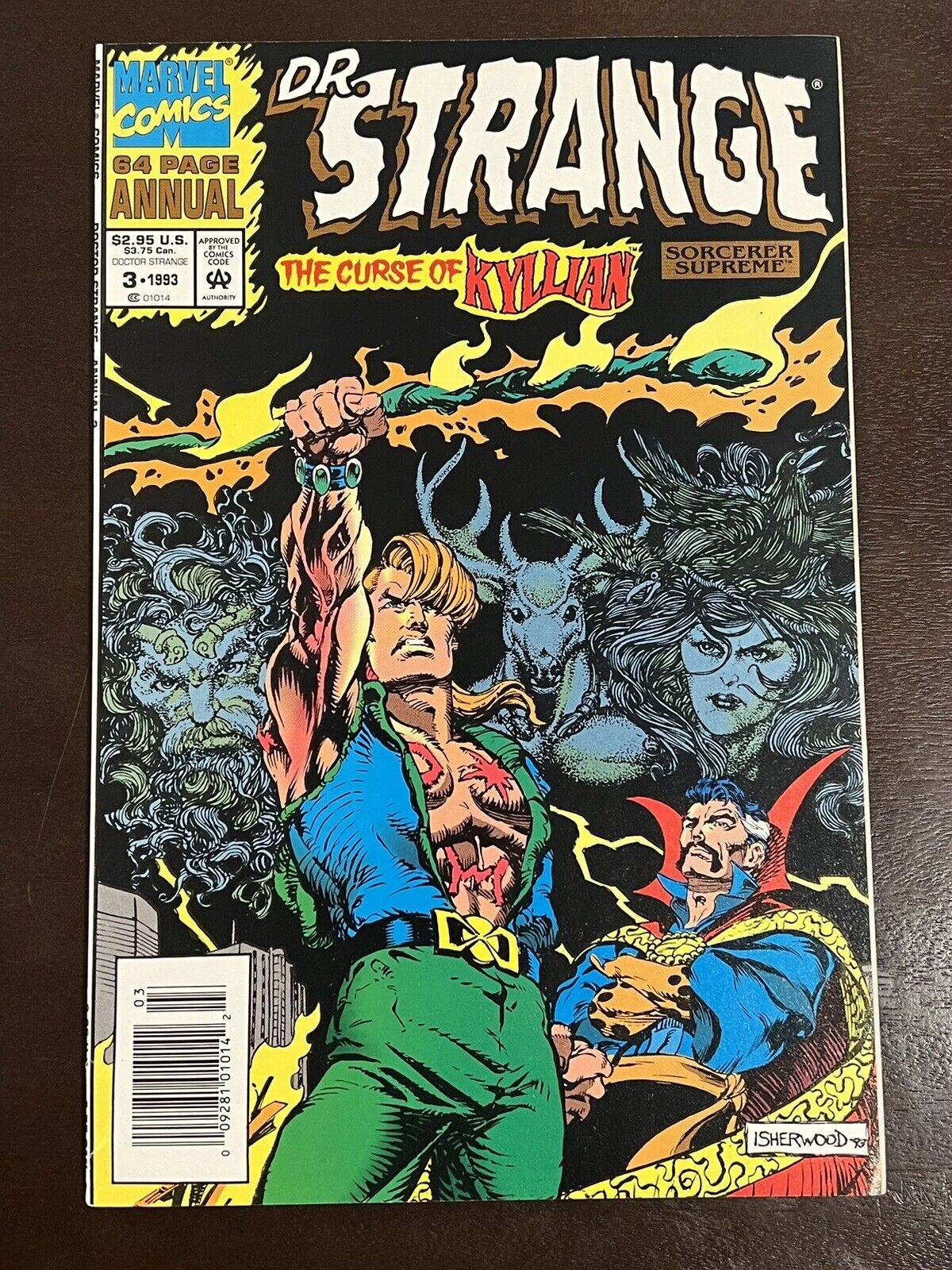 MarveL Dr Strange Annual #3 NM NEWSSTAND EDITION 1993 w/ TRADING CARD