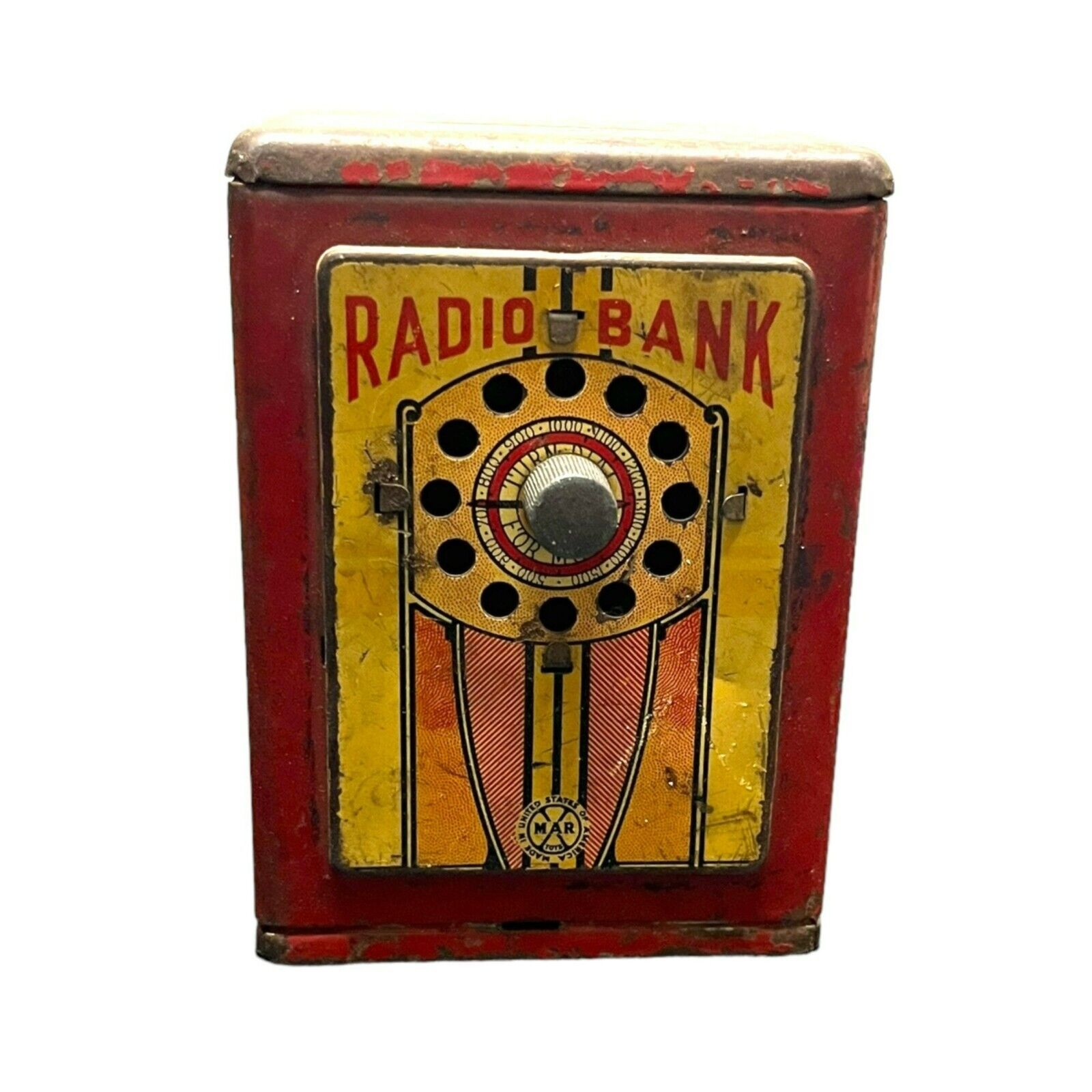Marx Metal Radio Bank Antique Vintage 1920\'s?  Not working