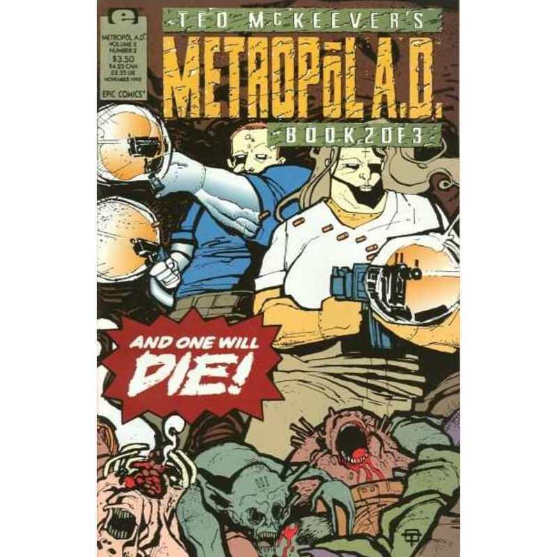 Ted McKeever\'s Metropol A.D. #2 in Near Mint condition. Marvel comics [t}