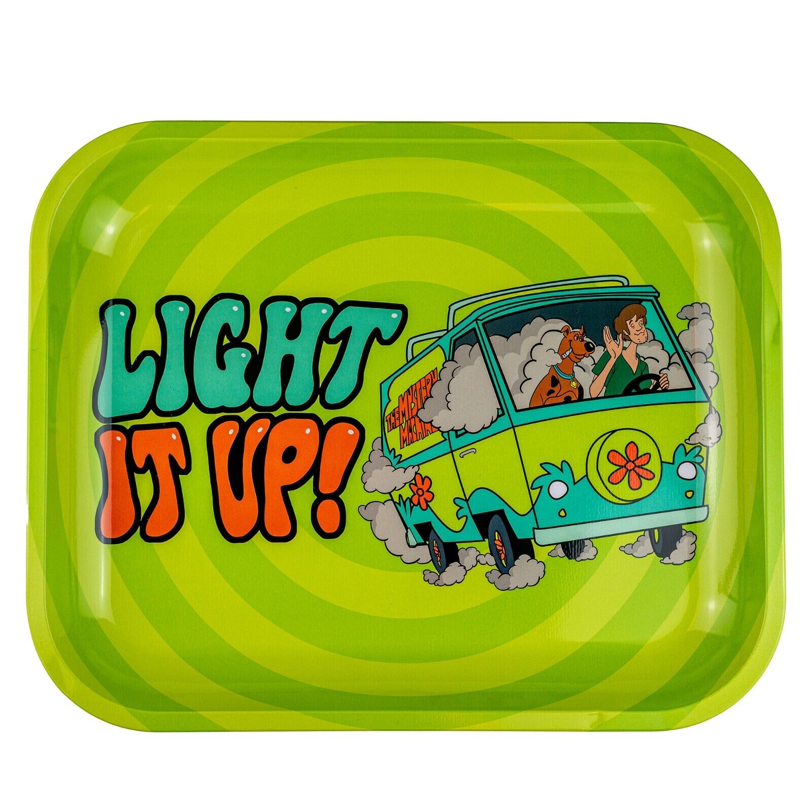 Scooby Doo Light It Up | Decorative Premium Metal Rolling Tray - Large 13\