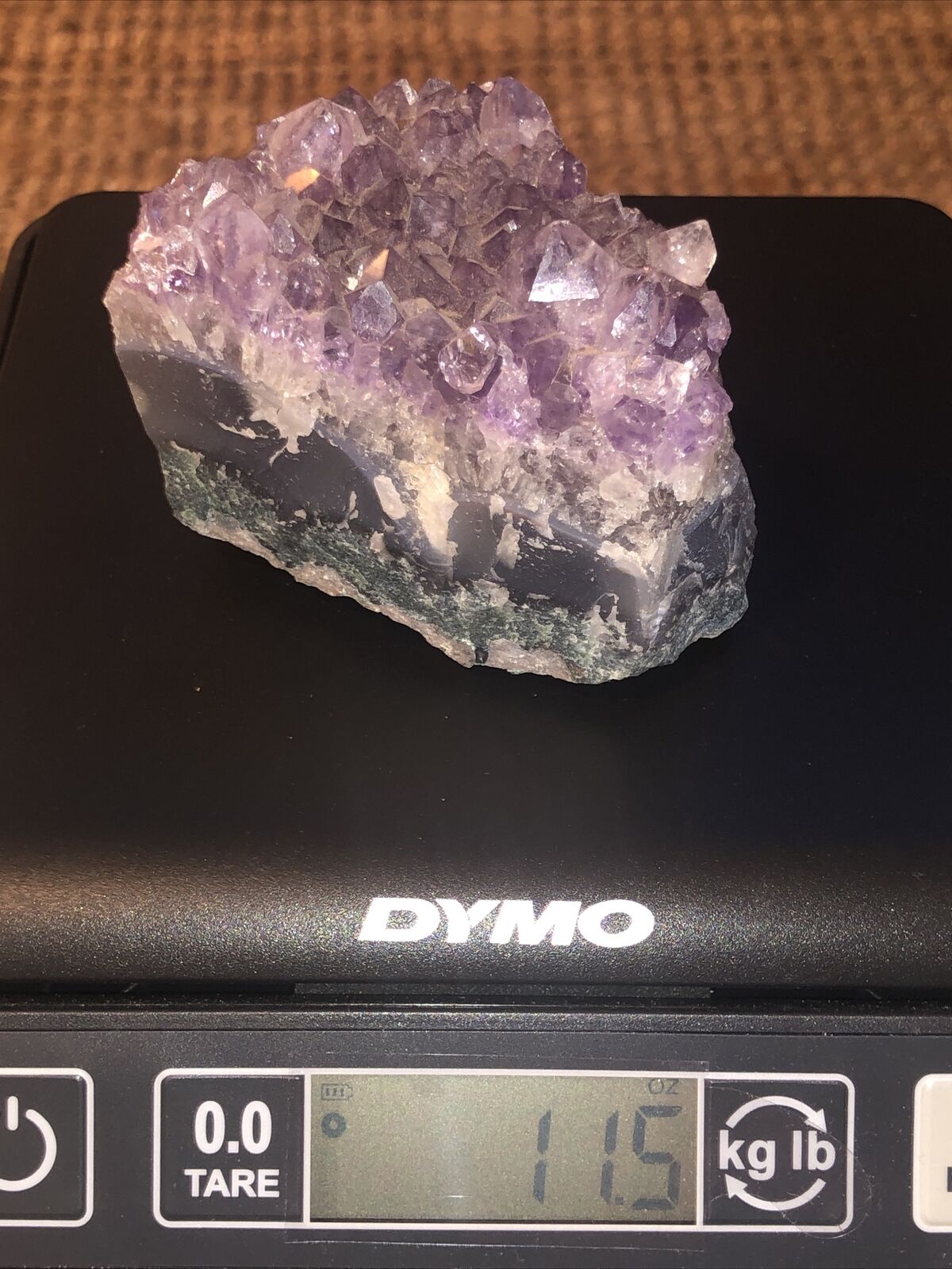 2” Amethyst Cluster Geode Crystal Quartz 11.5 oz