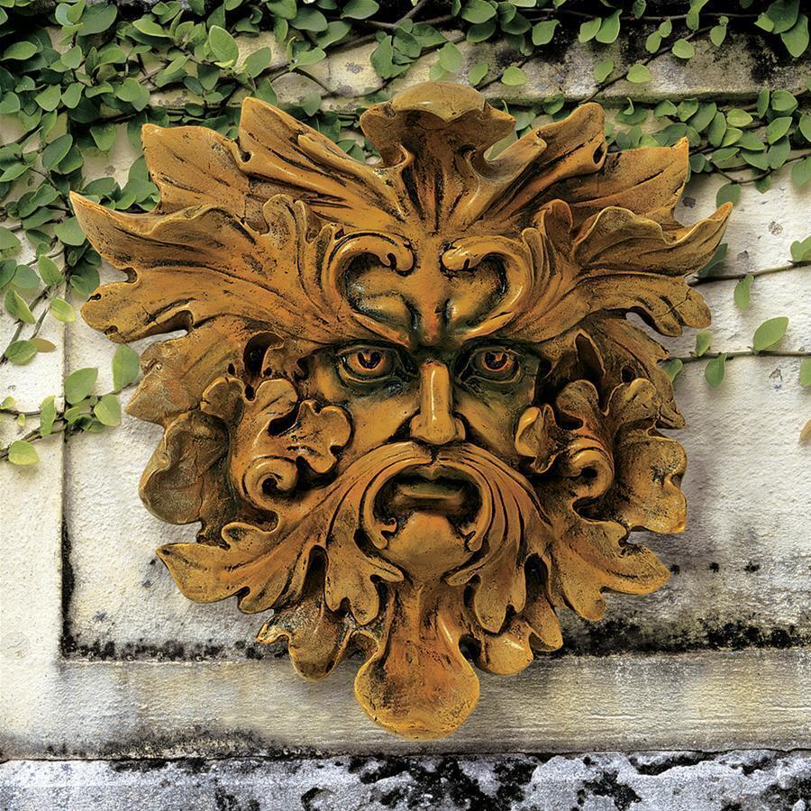 Gothic Whimsy Summer Solstice King of the Trees Ent Greenman Wall Sculpture