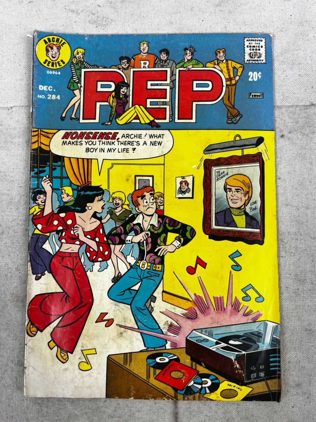Vintage Collectible Archie Series Pep Comics #284 Pre-Owned