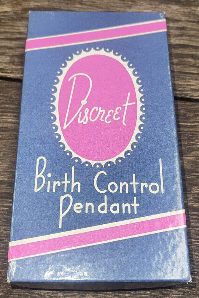 1969 birth control pendant  Franco american noveltyco. inc. NYC 1001