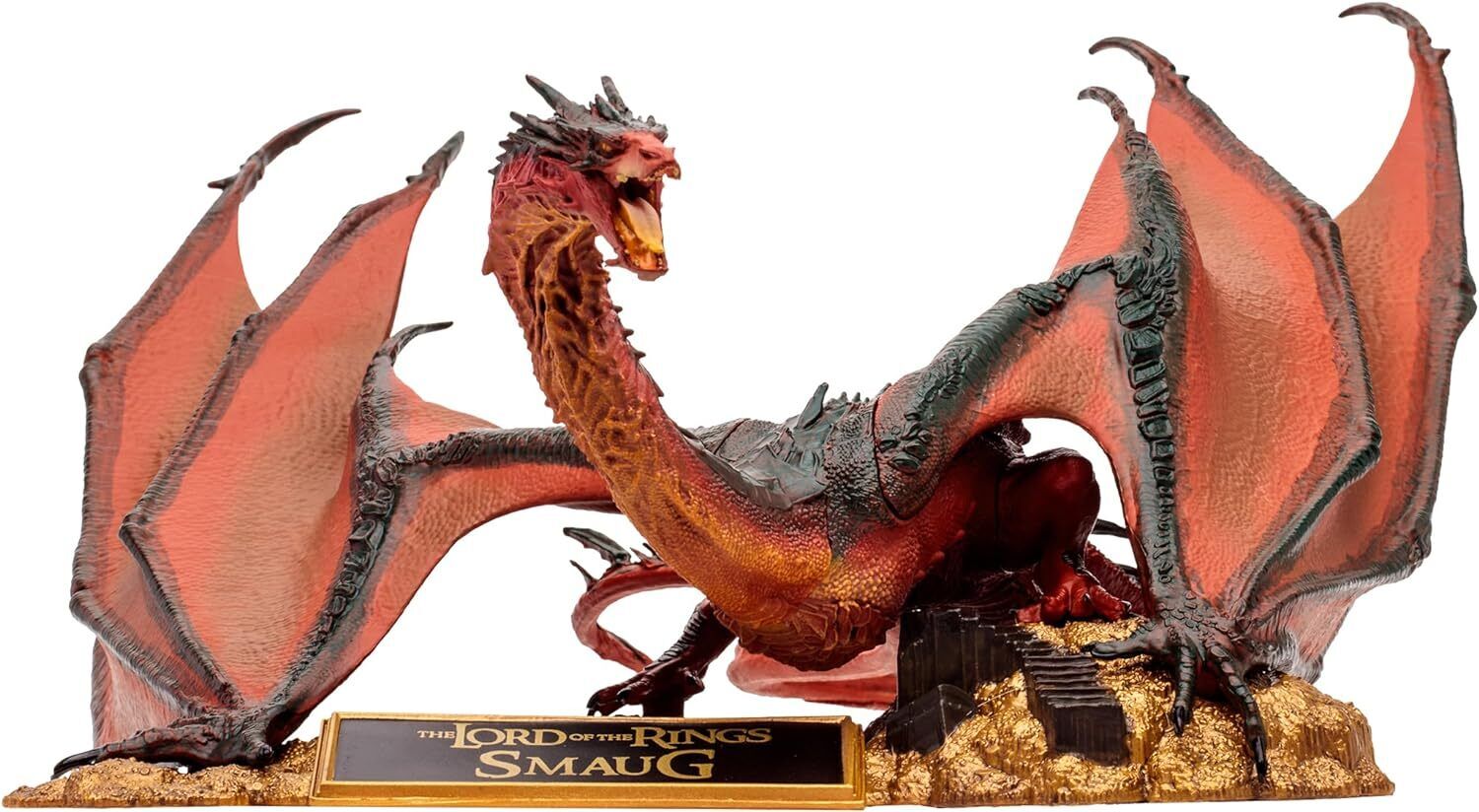 Figure Hobbit McFarlane's Dragons Smaug Statue The Lord of the Rings Figurines