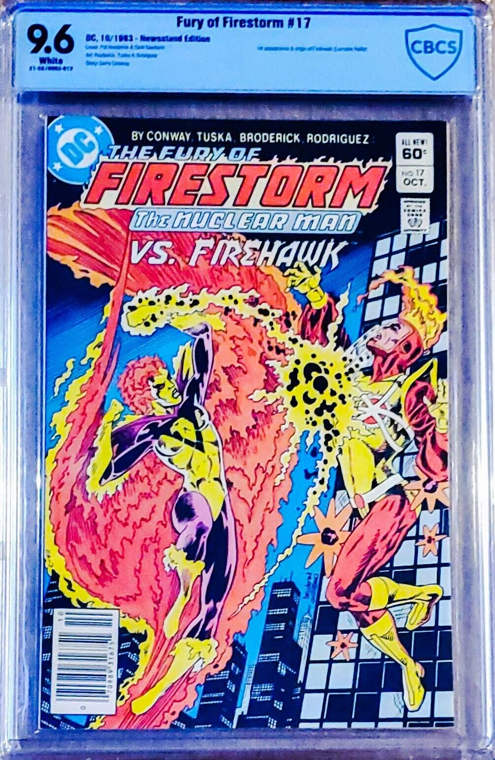 Fury Of Firestorm #17-1983 CBCS 9.6 1st appearance Firehawk