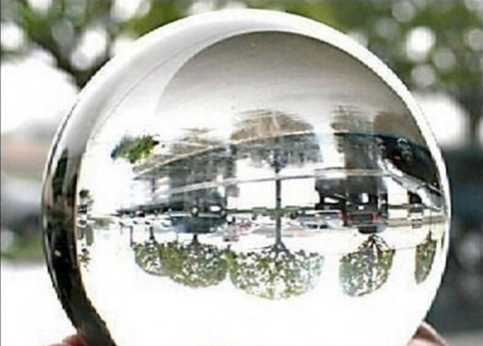  80mm + Stand Asian Rare Natural Quartz Clear Magic Crystal Healing Ball Sphere