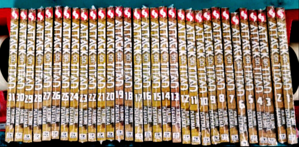 Attack On Titan Hajime Isayama Manga Vo. 1-34 END Complete English Set EXPRESS