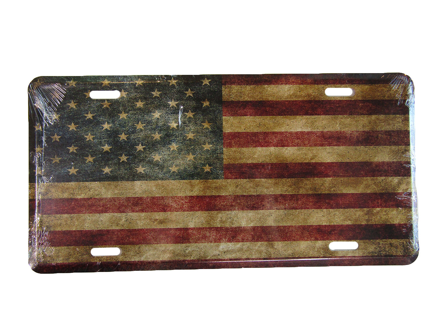 USA American Vintage Tea Stained Aged Flag 6\