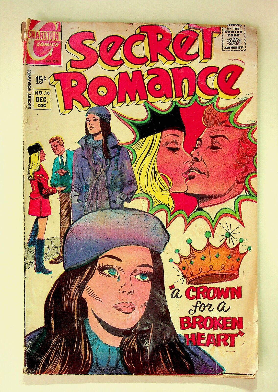 Secret Romance #10 (Dec 1970, Charlton) - Good-