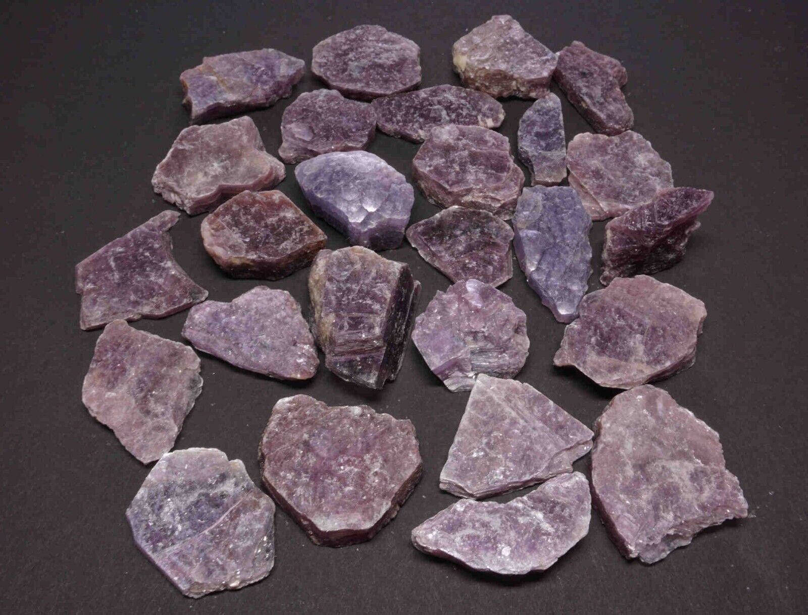 Lepidolite Collection Small 1/2 LB Layered Lavender Lithium Mica Crystals