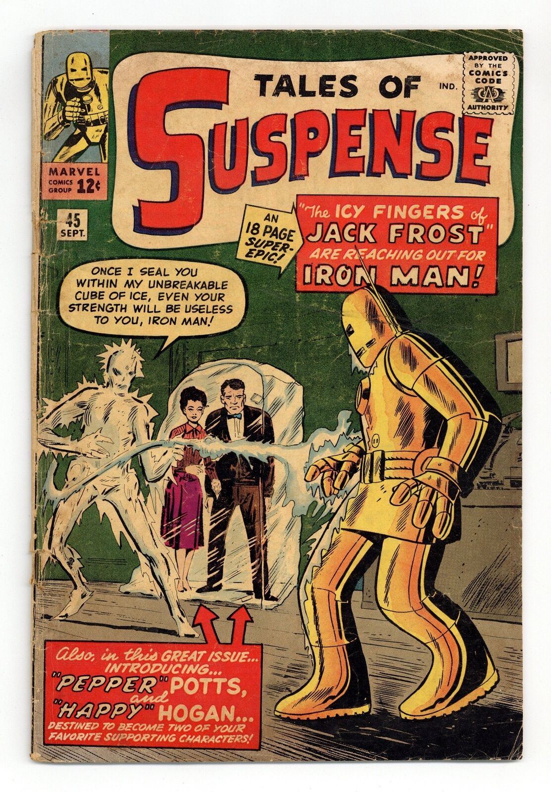 Tales of Suspense #45 GD+ 2.5 1963