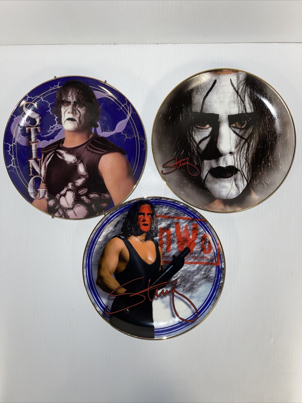 The Hamilton Collection WCW~The Stinger~THE WHITE KNIGHT~STING Collectors Plate