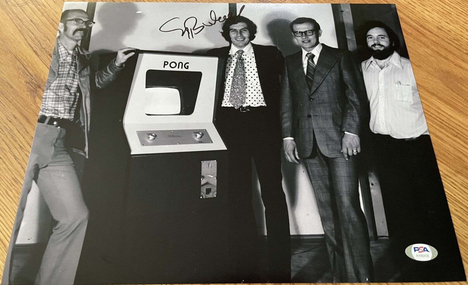 Nolan Bushnell signed autograph auto autographed Atari Pong 11x14 photo PSA/DNA