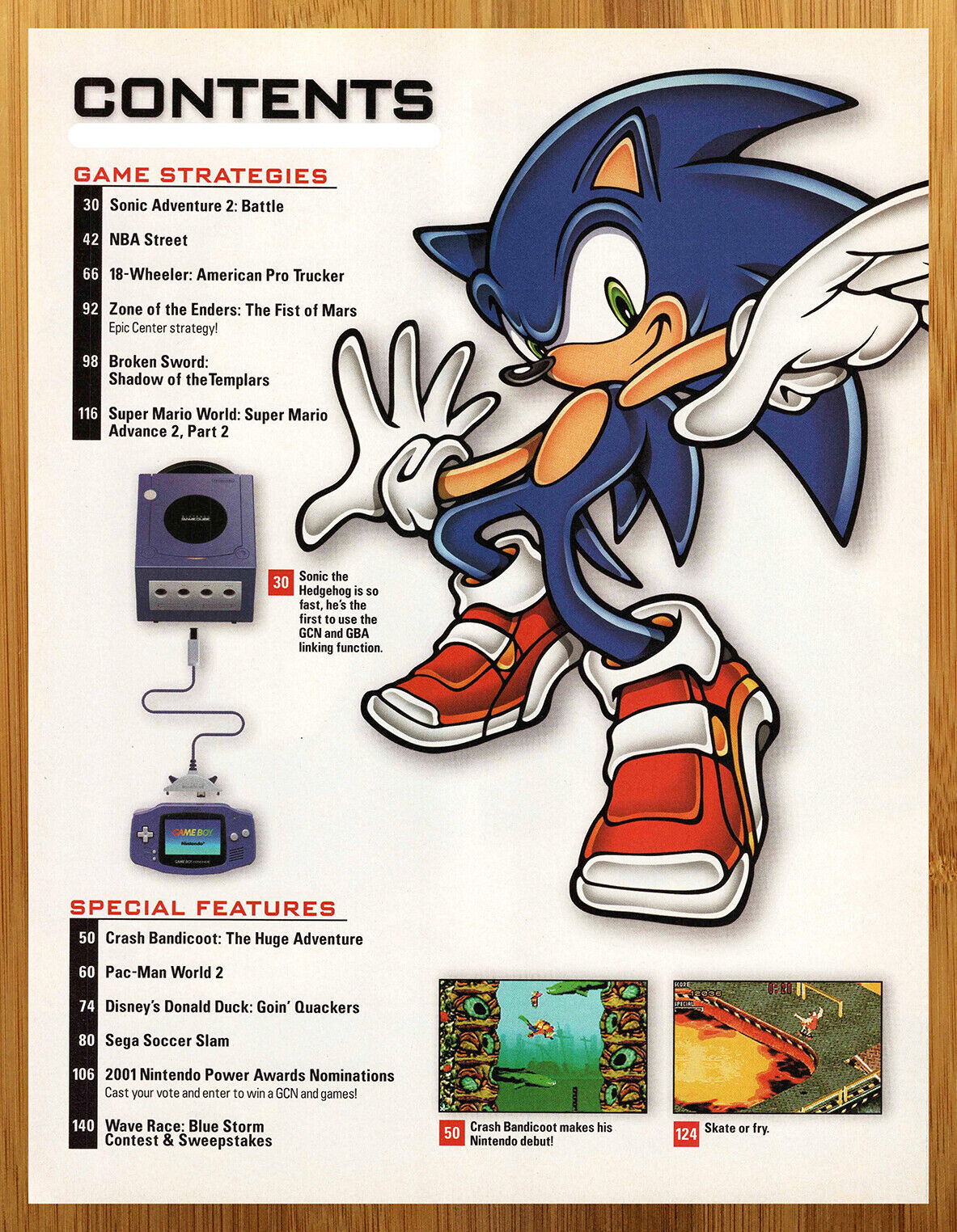 2002 Sonic Adventure 2 Battle Gamecube Pinup Print Ad/Poster Official Pop Art