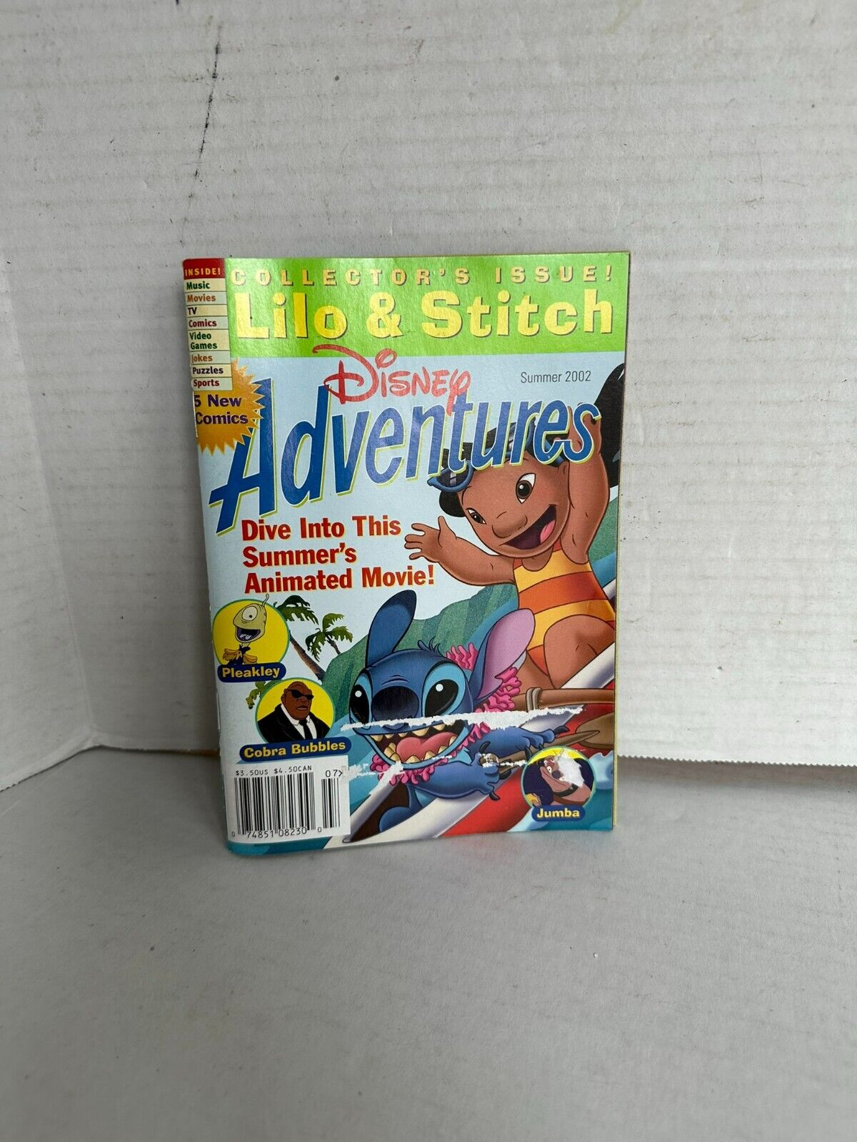 Disney Adventures Magazine Summer 2002 - Lilo & Stitch Collector Issue Used