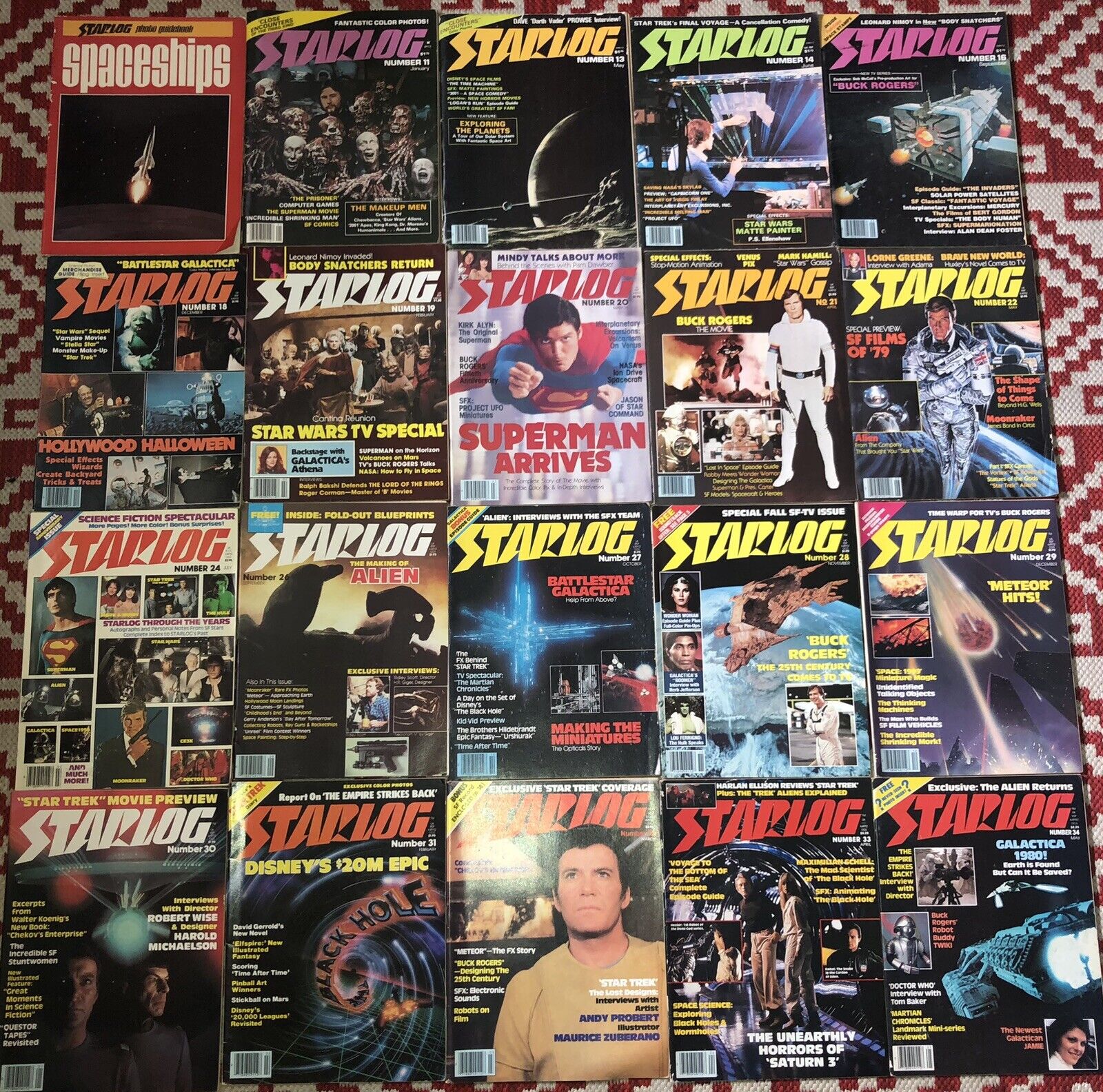 Starlog Magazine Lot 1978-1982 51 Magazines In Good Condition