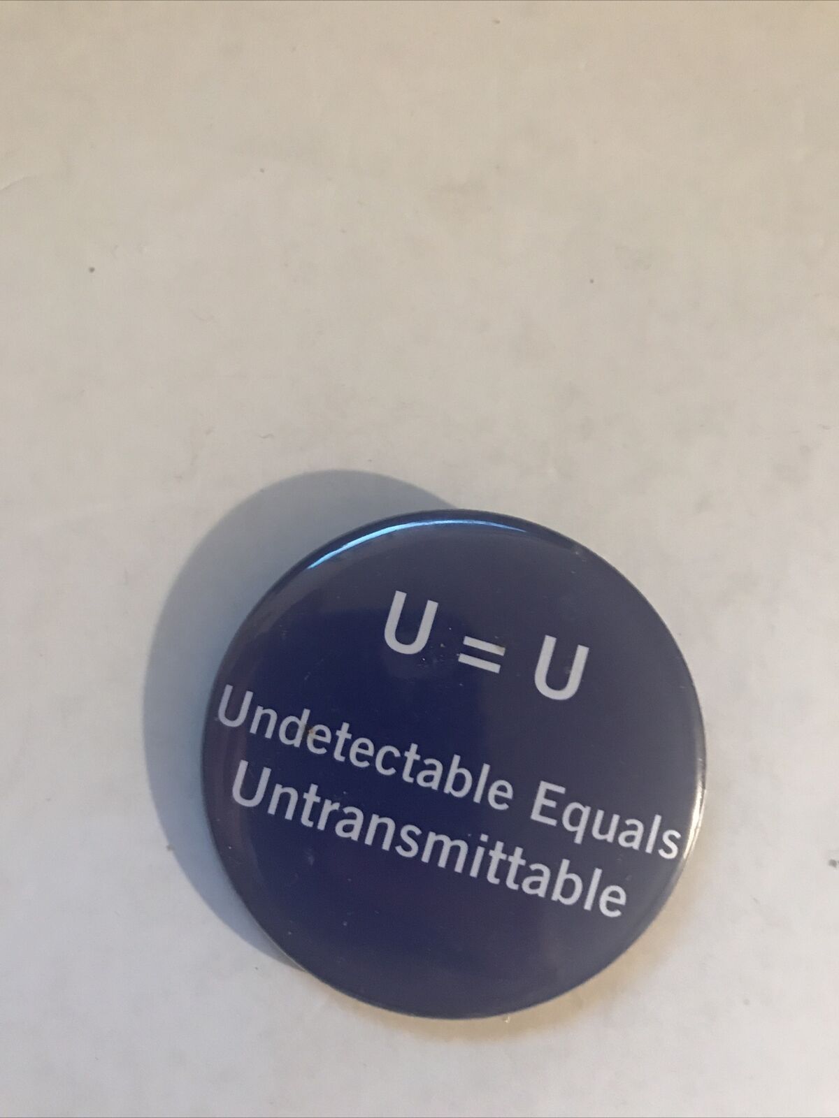 Hiv Undetectable Button Gay Vintage Extremely Rare Pandemic