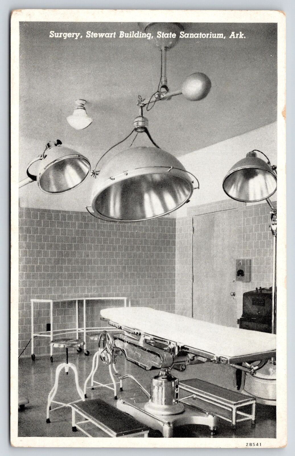 Booneville Arkansas~State Tuberculosis Sanatorium~Inside Stewart Surgery~1942 