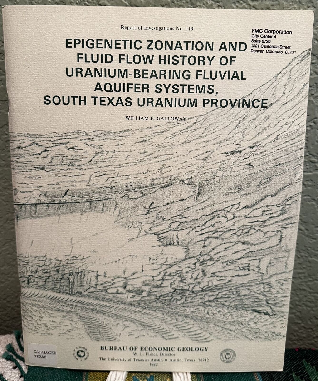 William E Brown Galloway / Epigenetic zonation and fluid flow history 1st 1982