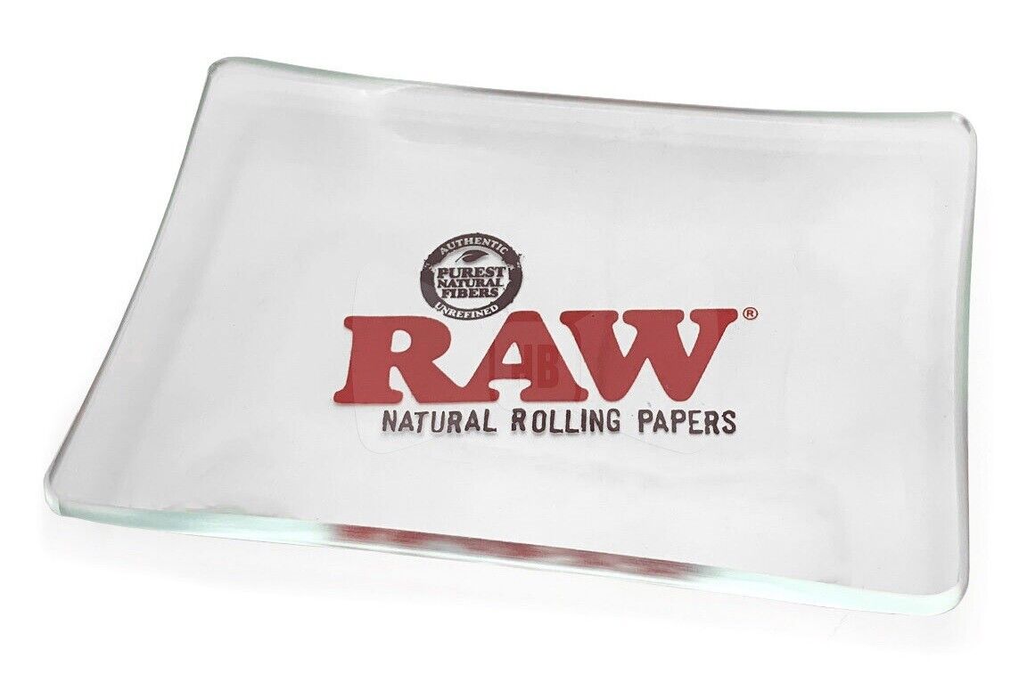 New RAW Rolling Papers STAR GLASS ROLLING TRAY - Special Limited Edition 6 x 4
