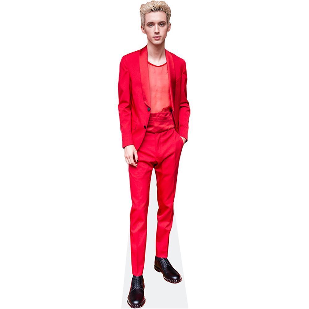 Troye Sivan (Red Suit) Mini Size Cutout