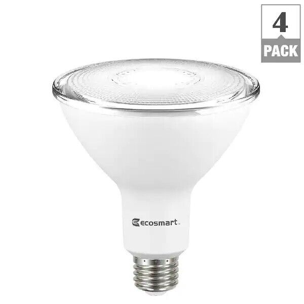 90-Watt Equivalent PAR38 Non-Dimmable LED Light Bulb Daylight (4-Pack)