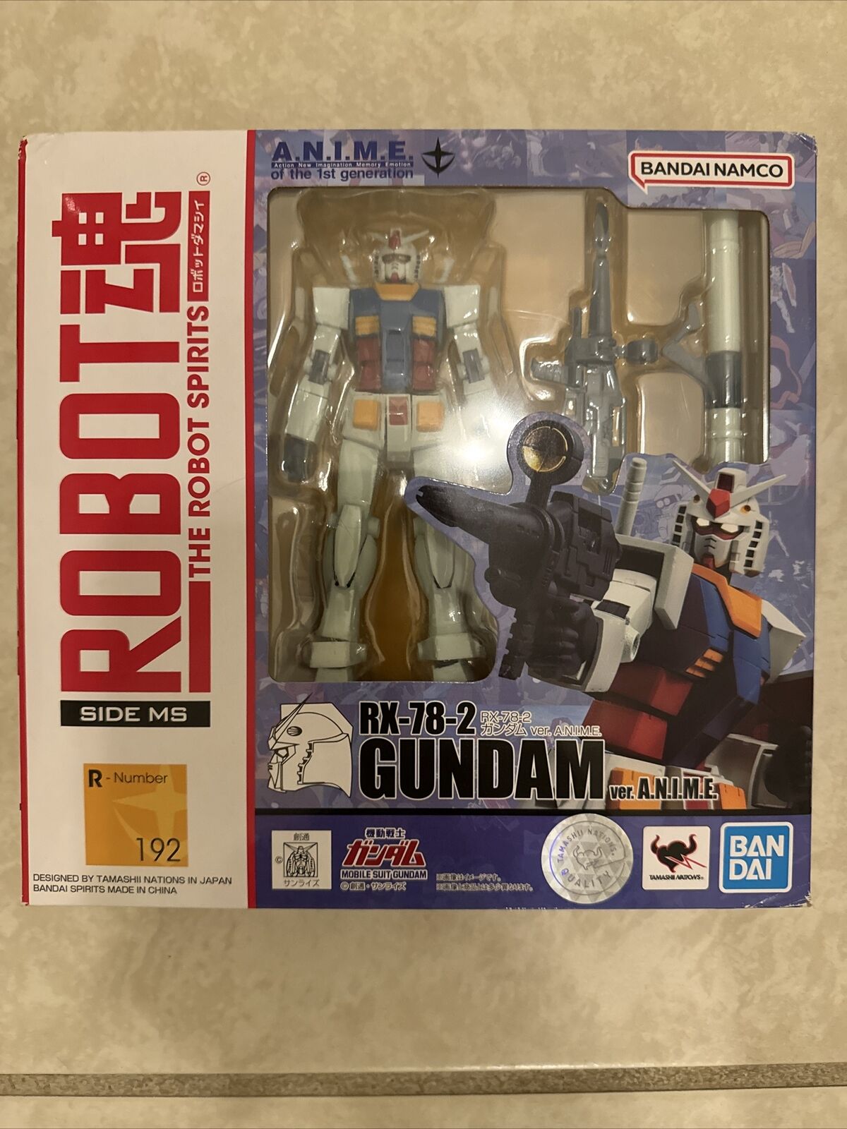 Bandai Spirits The Robot Spirits Side MS RX-78-2 Gundam Ver. A.N.I.M.E.