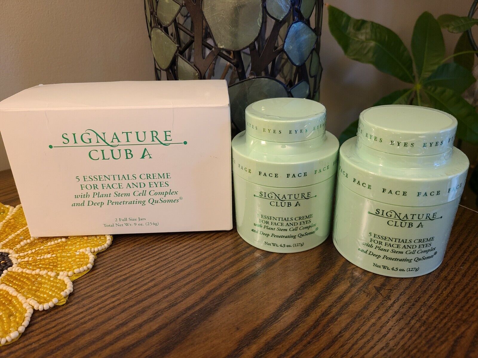 2 Signature Club A by Adrienne 5 Essentials Creme with Plant Stem Cell 4.5 oz