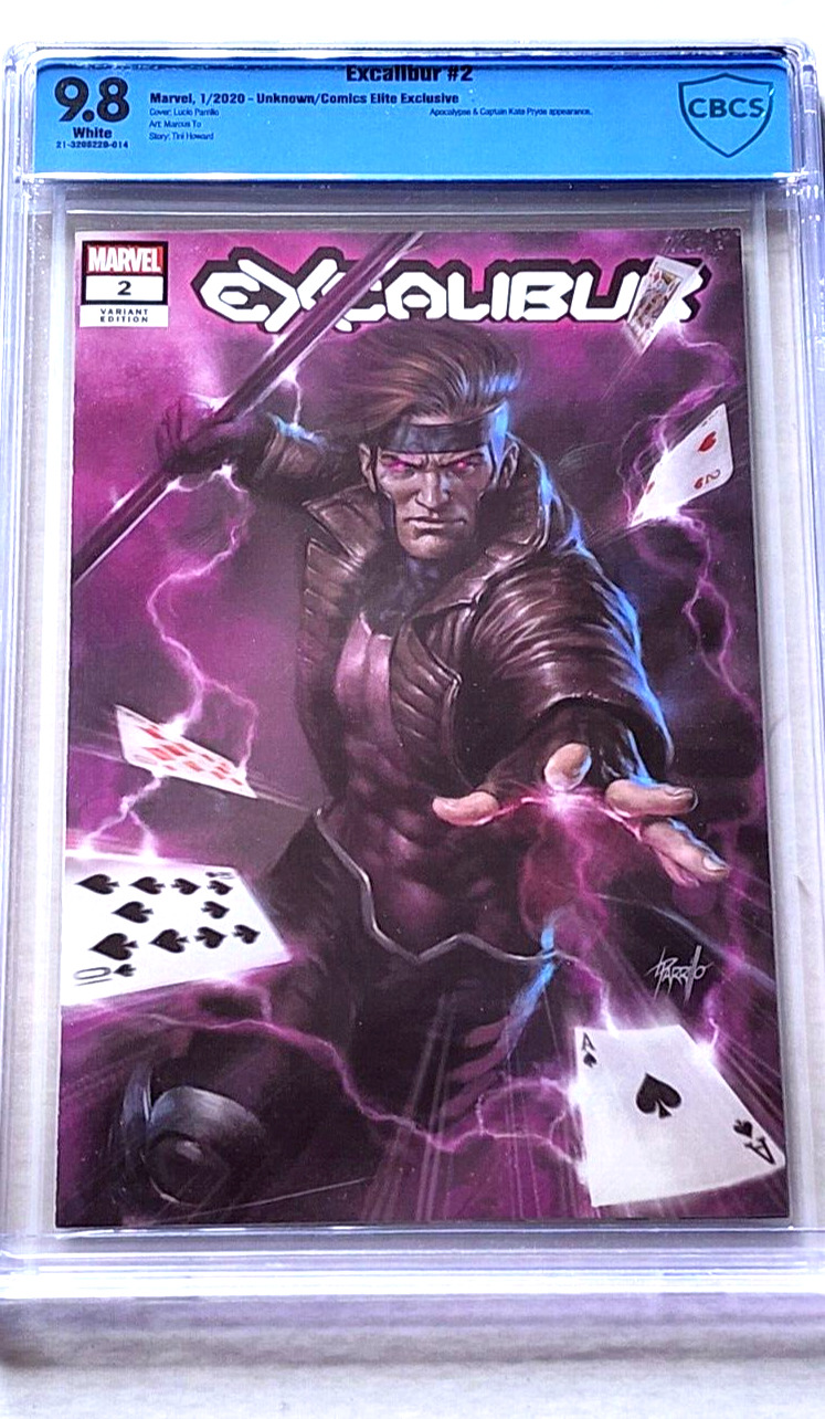 Excalibur 2 Parillo Cover Trade CBCS 9.8 Marvel Comics 2020 Best Gambit Cover