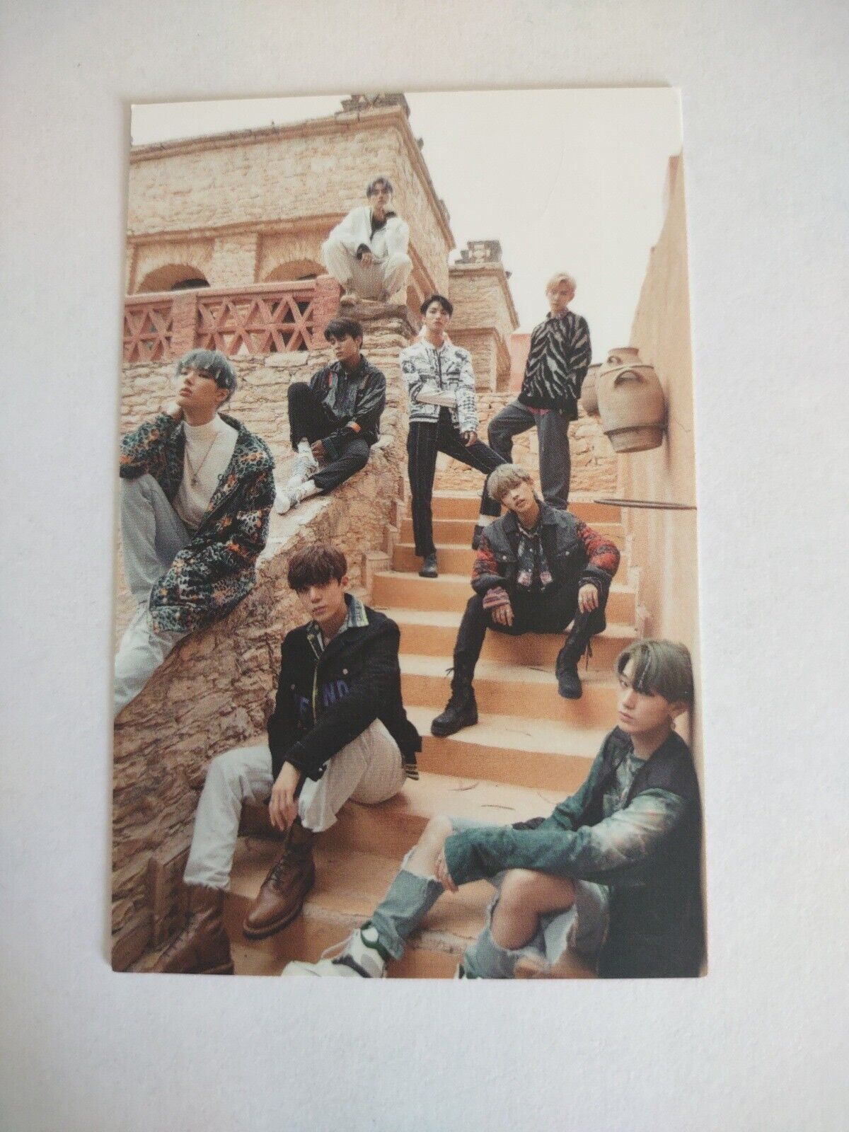 Ateez Group Photo OT8 ~ OFFICIAL K-POP PHOTOCARD ~ TREASURE Ep 1: All To One