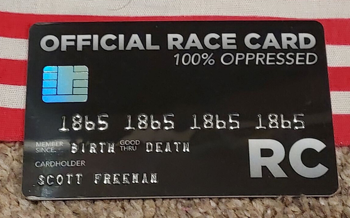 Black Privilege Card Credit Card Trump Prank 45 Official Race Card Gag 2024