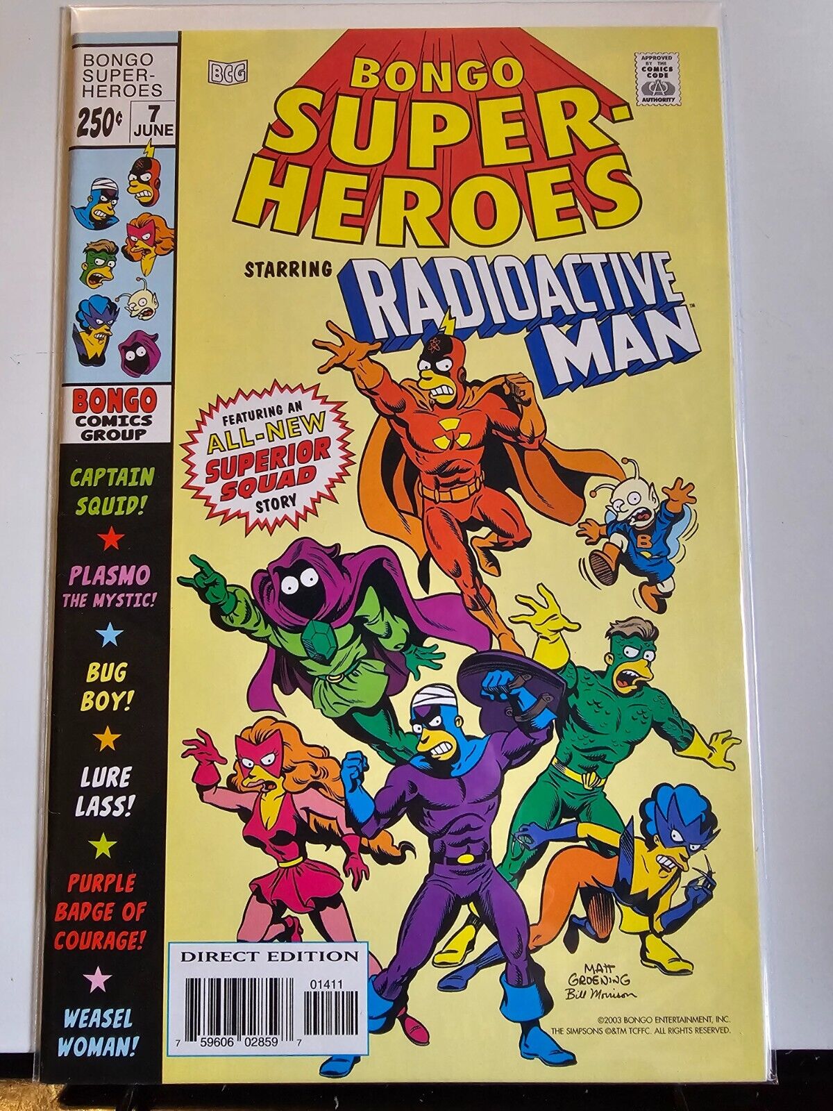 Radioactive Man #7 Bongo Super-Heroes 2003 Comic Book