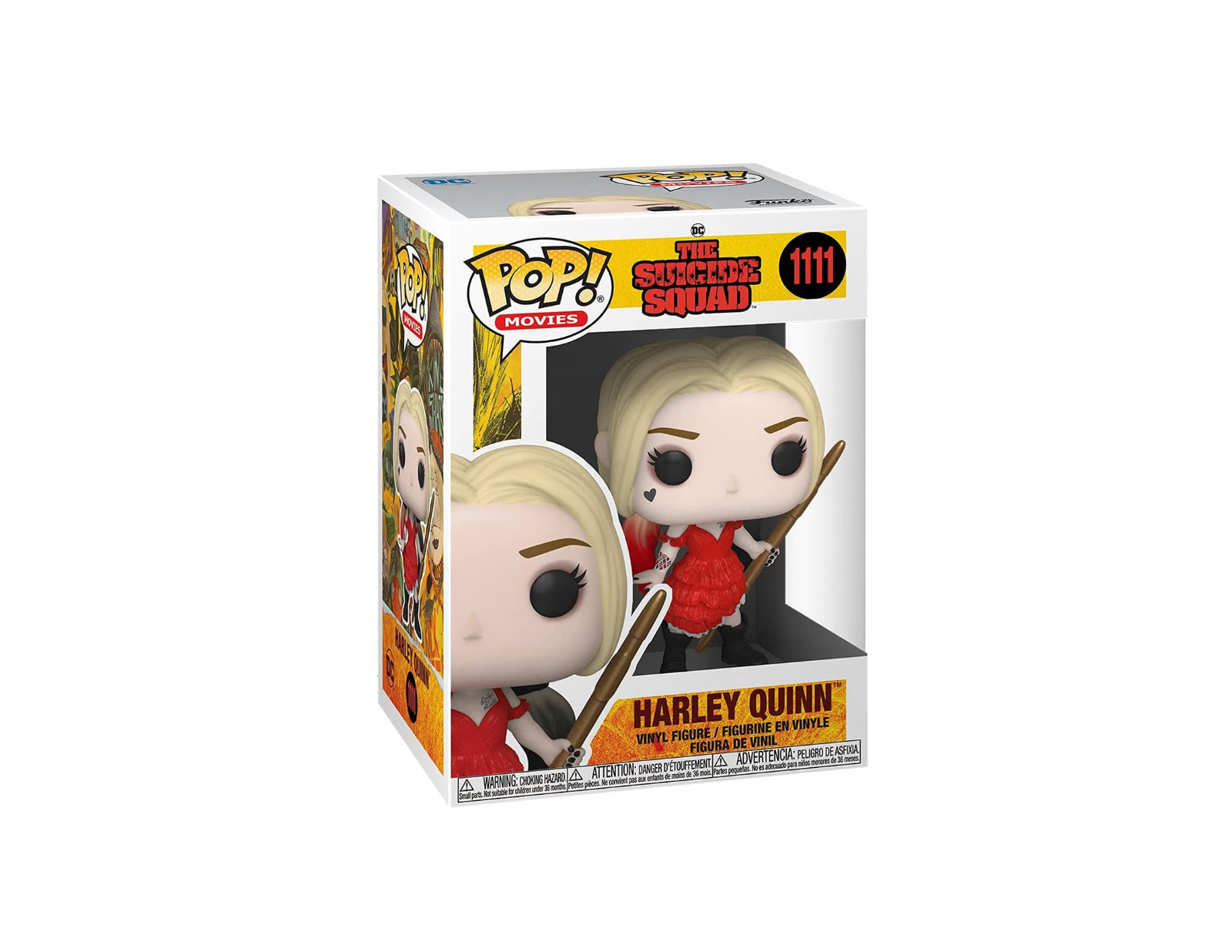 Funko POP The Suicide Squad - Harley Damaged Dress #1111 w\\Soft Protector (B11)