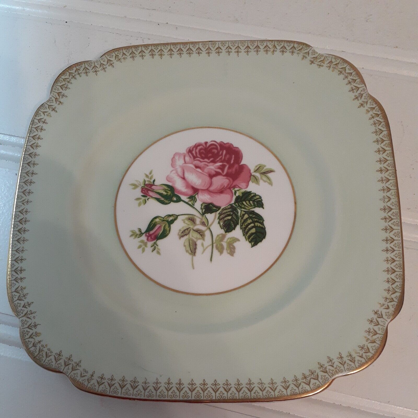 Vintage Coclough Bone China 8 In. Plate 1950s Made In England