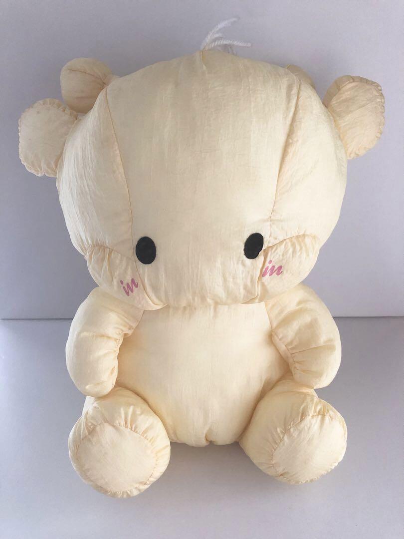 Sanrio Vintage Paupipo stuffed toy very rare USED Old Logo w/ Tracking