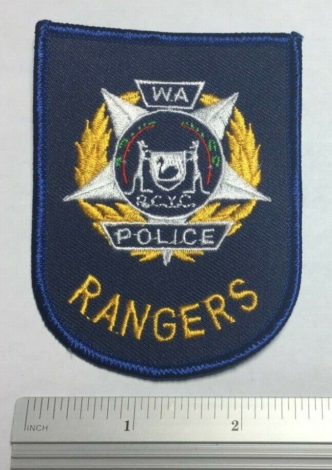 Vintage Western Australia Police Rangers Youth Cadet Embroidered Patch, PCYC