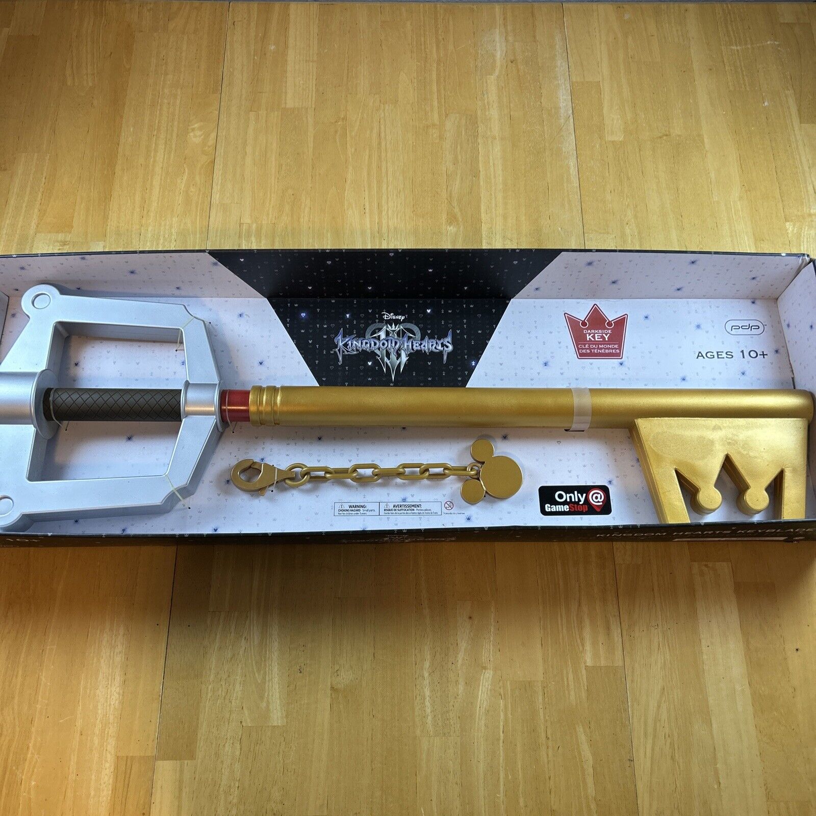 PDP Disney Kingdom Hearts Kingdom Keyblade Full Size Prop