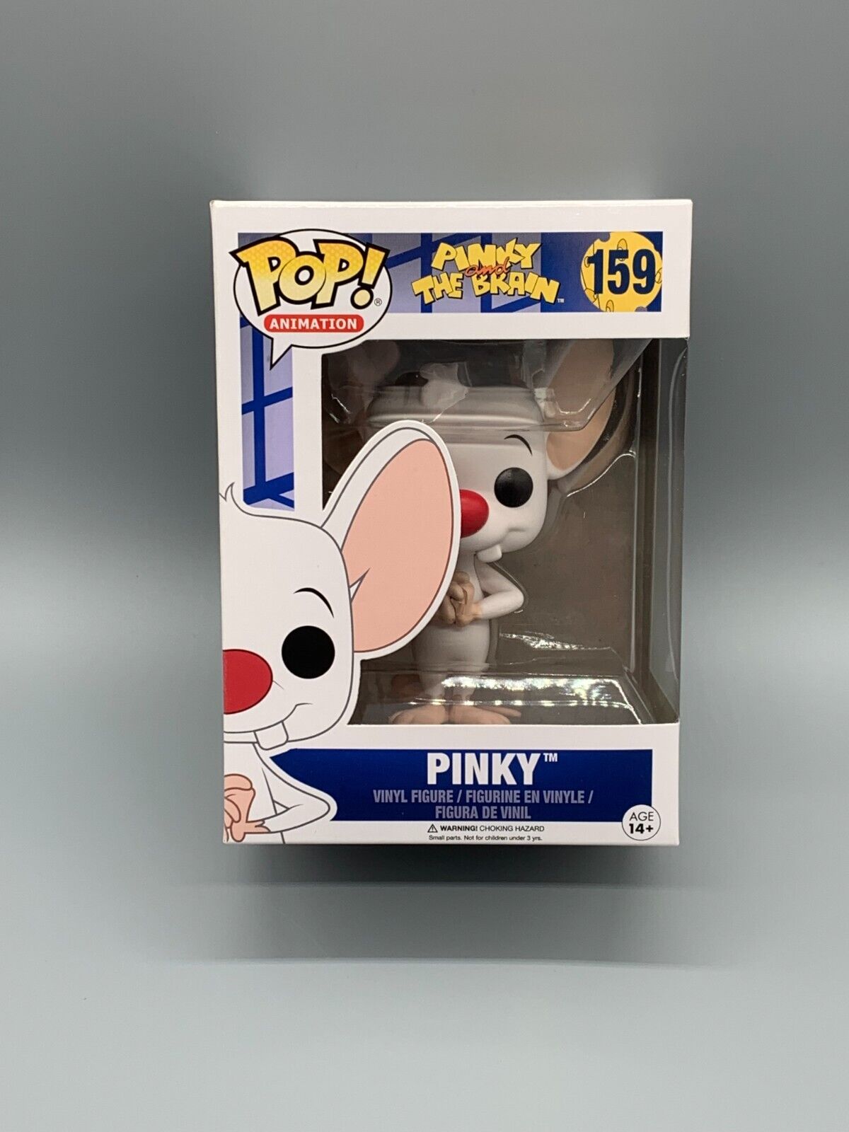 FUNKO POP ANIMATION #159 PINKY - PINKY & THE BRAIN W/ PROTECTOR *VAULTED*