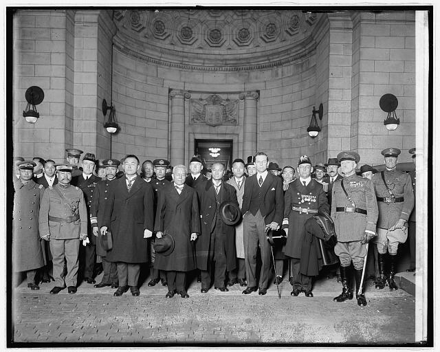 Photo:Chinese delegation,10/29/21,National Photo Company,1921