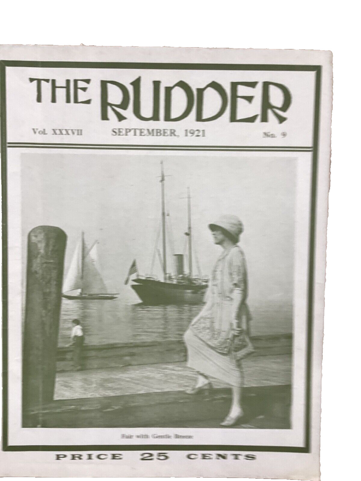 Five Vintage Magazines : Rudder: 1921, 1932, 1960 and MotorBoating: 1938 and 193