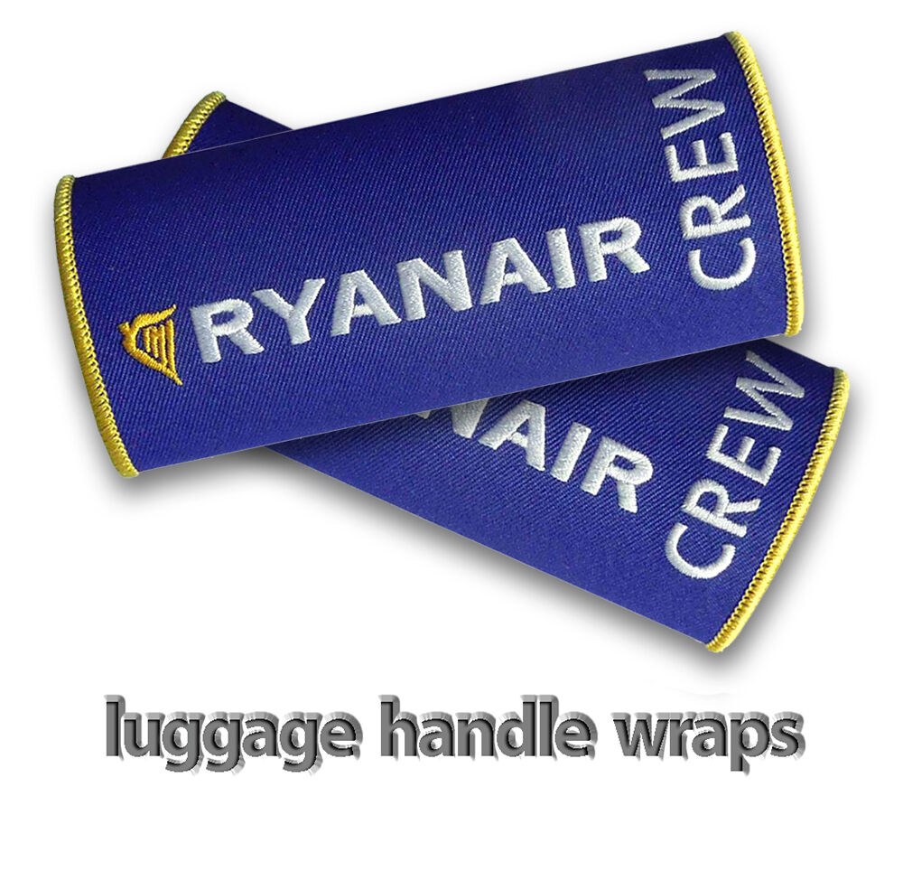 Ryanair CREW Luggage Handle Wraps x2