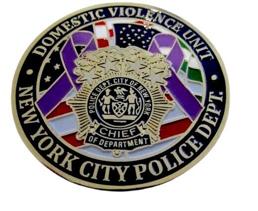 NYPD domestic Violence challenge coin