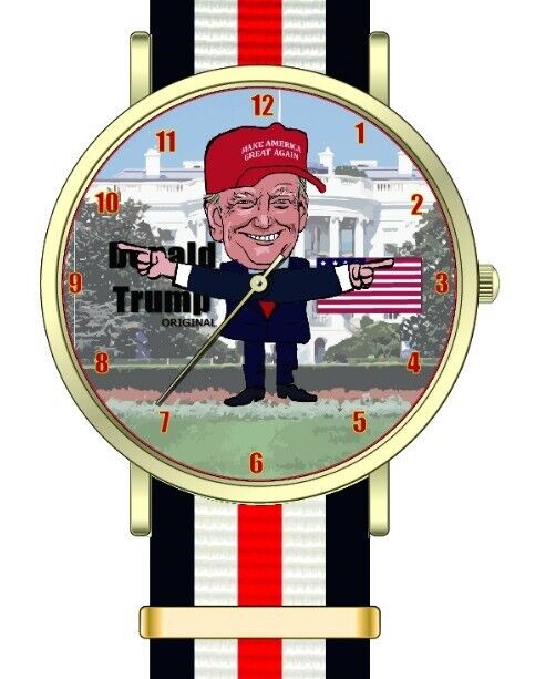 President Donald J. Trump Collectible Caricature Watch
