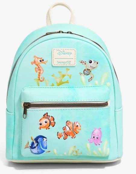 Loungefly Disney Pixar Finding Nemo Watercolor Character Mini Backpack