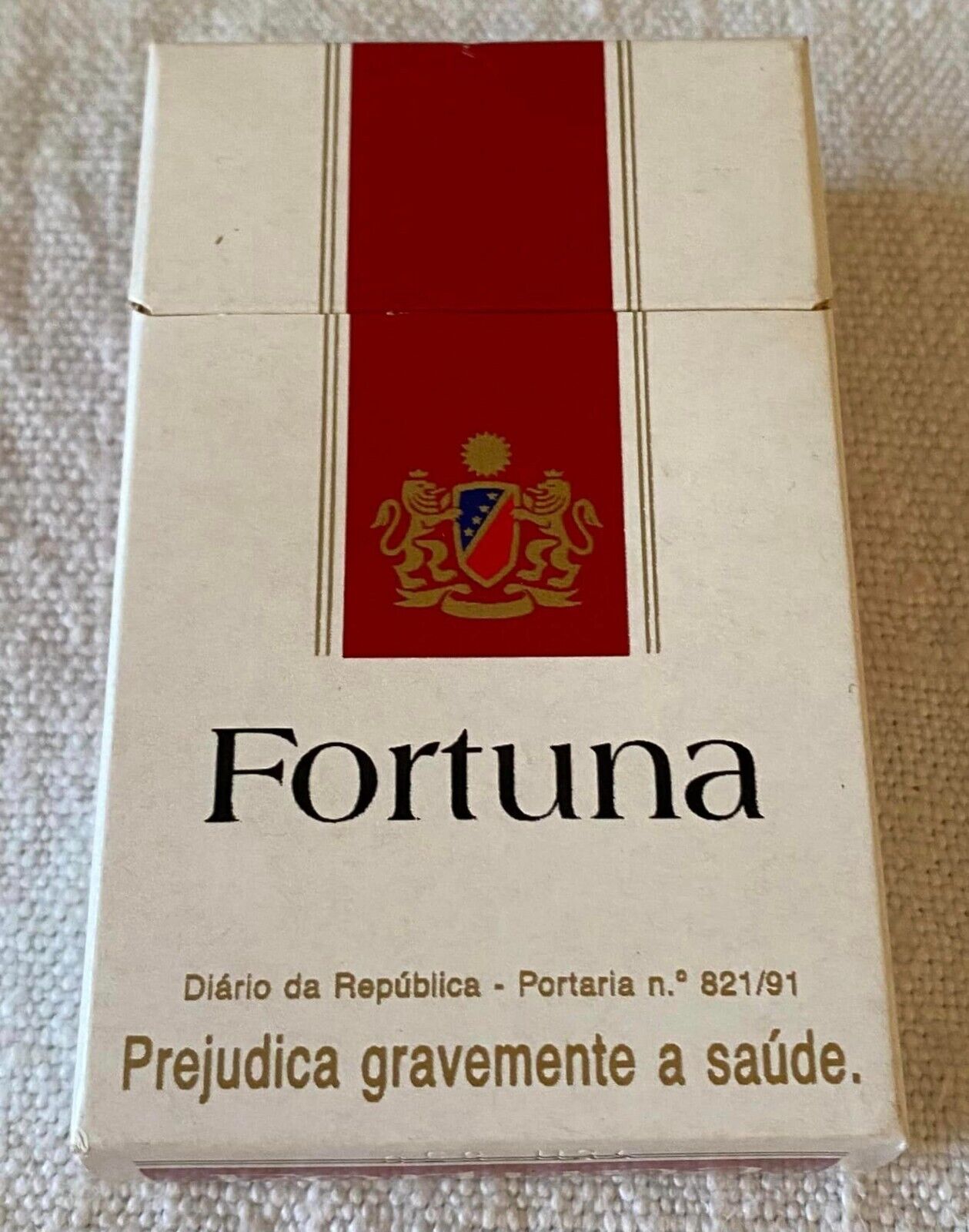 Vintage Fortuna Cigarette Cigarettes Cigarette Paper Box Empty Cigarette Pack