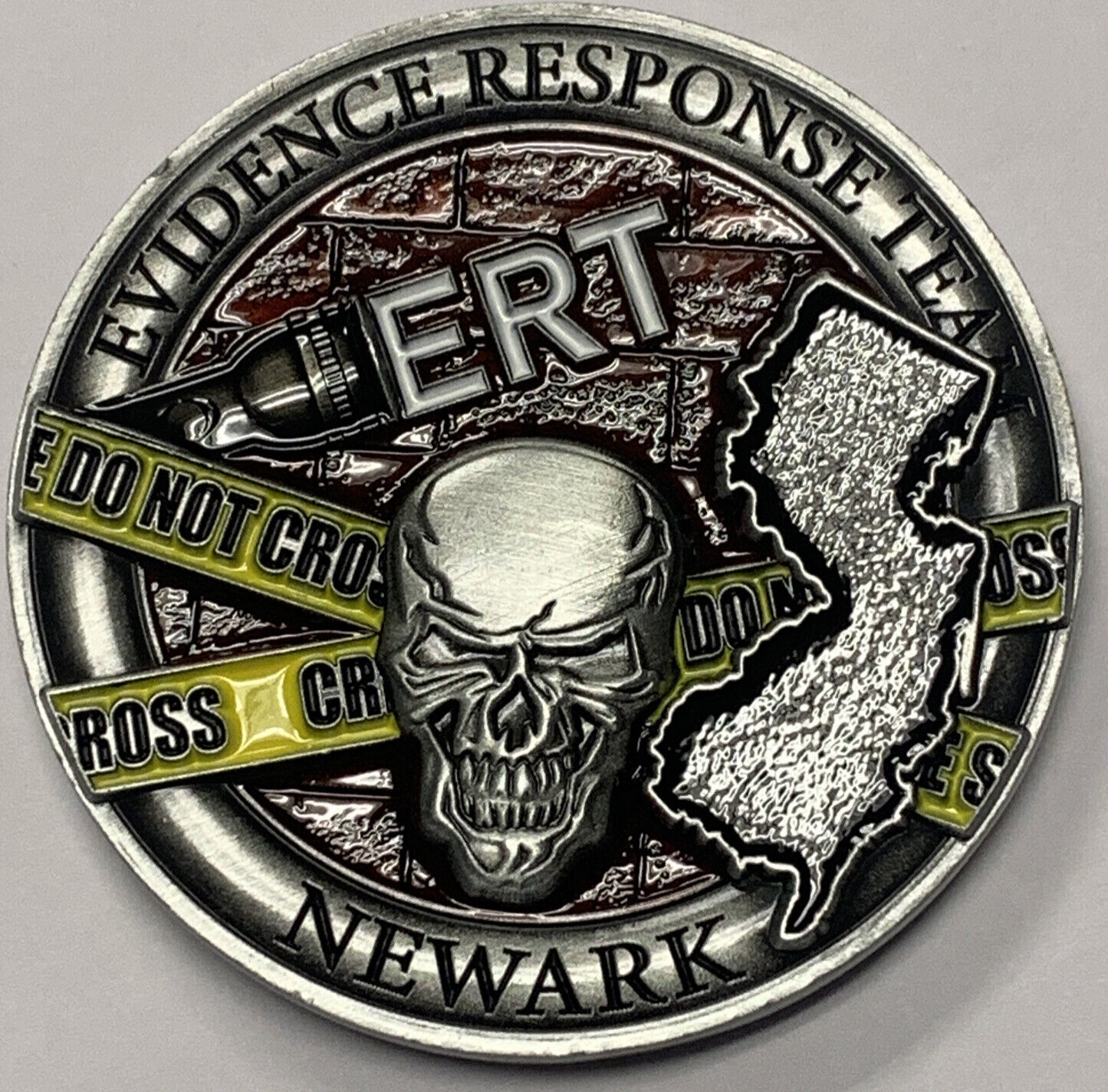 FBI Newark  ERT Evidence Response Team Forensics  Investigations challenge coin