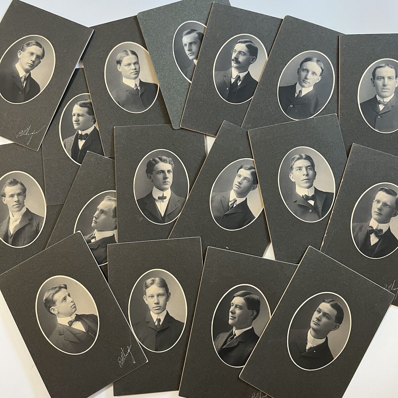 Antique Photograph Cabinet Card Lot Golden COLORADO SCHOOL OF MINES Class 1903